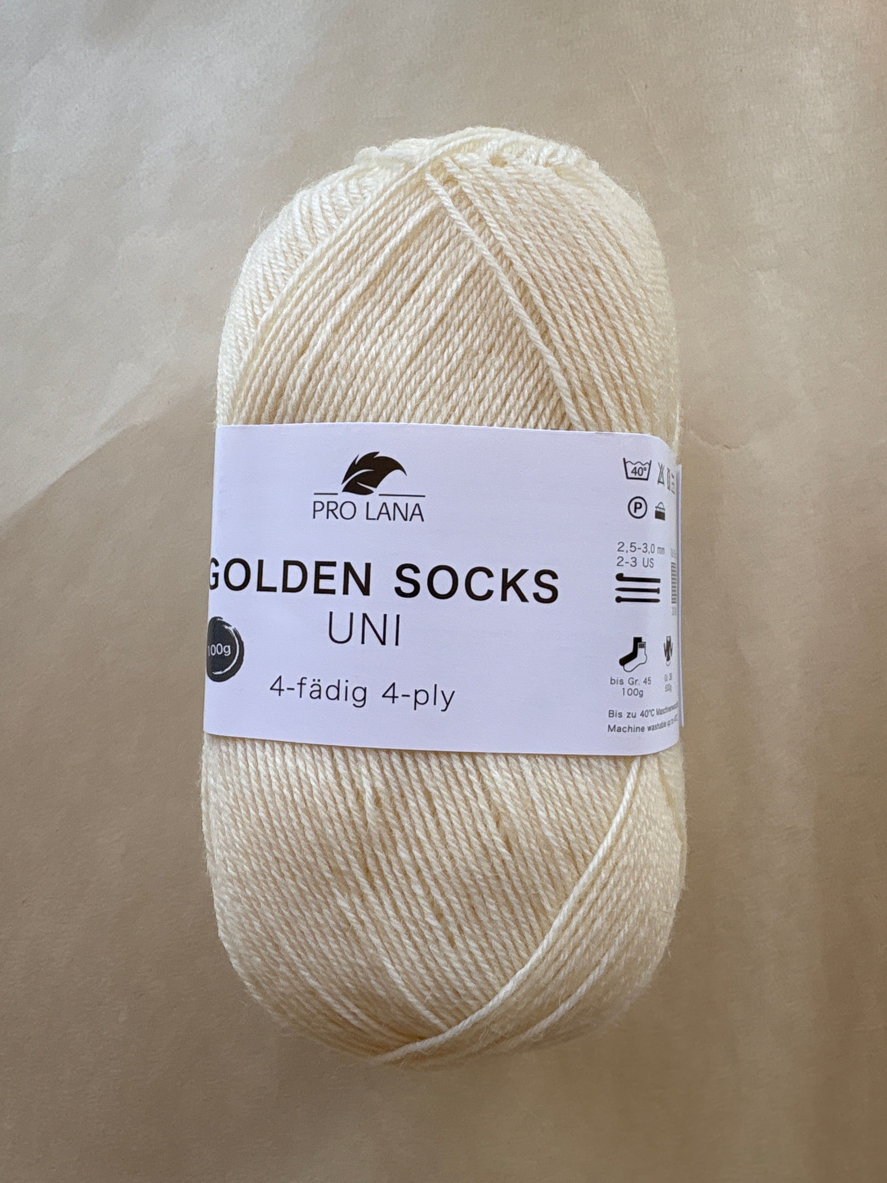 Sockenwolle Uni / Golden Socks Uni