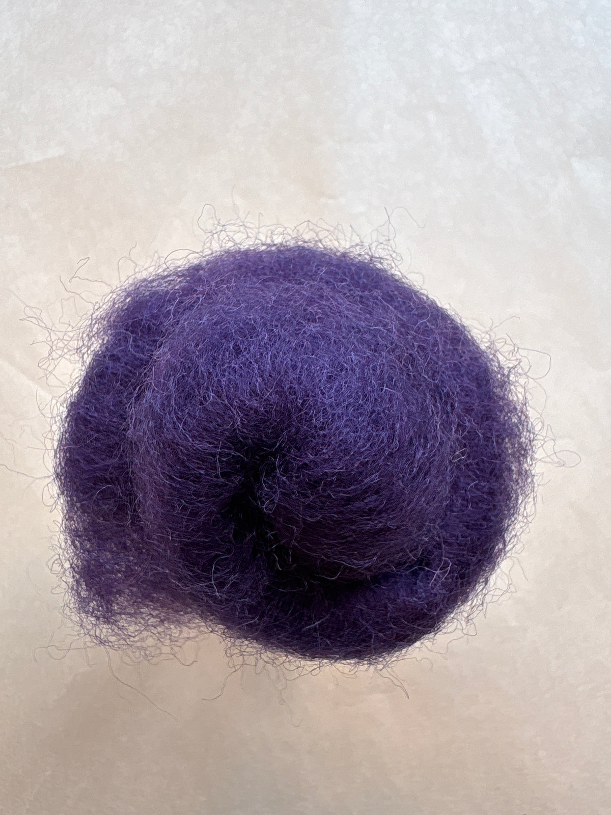 Lake Blue Felt Carded New Zealand Wool