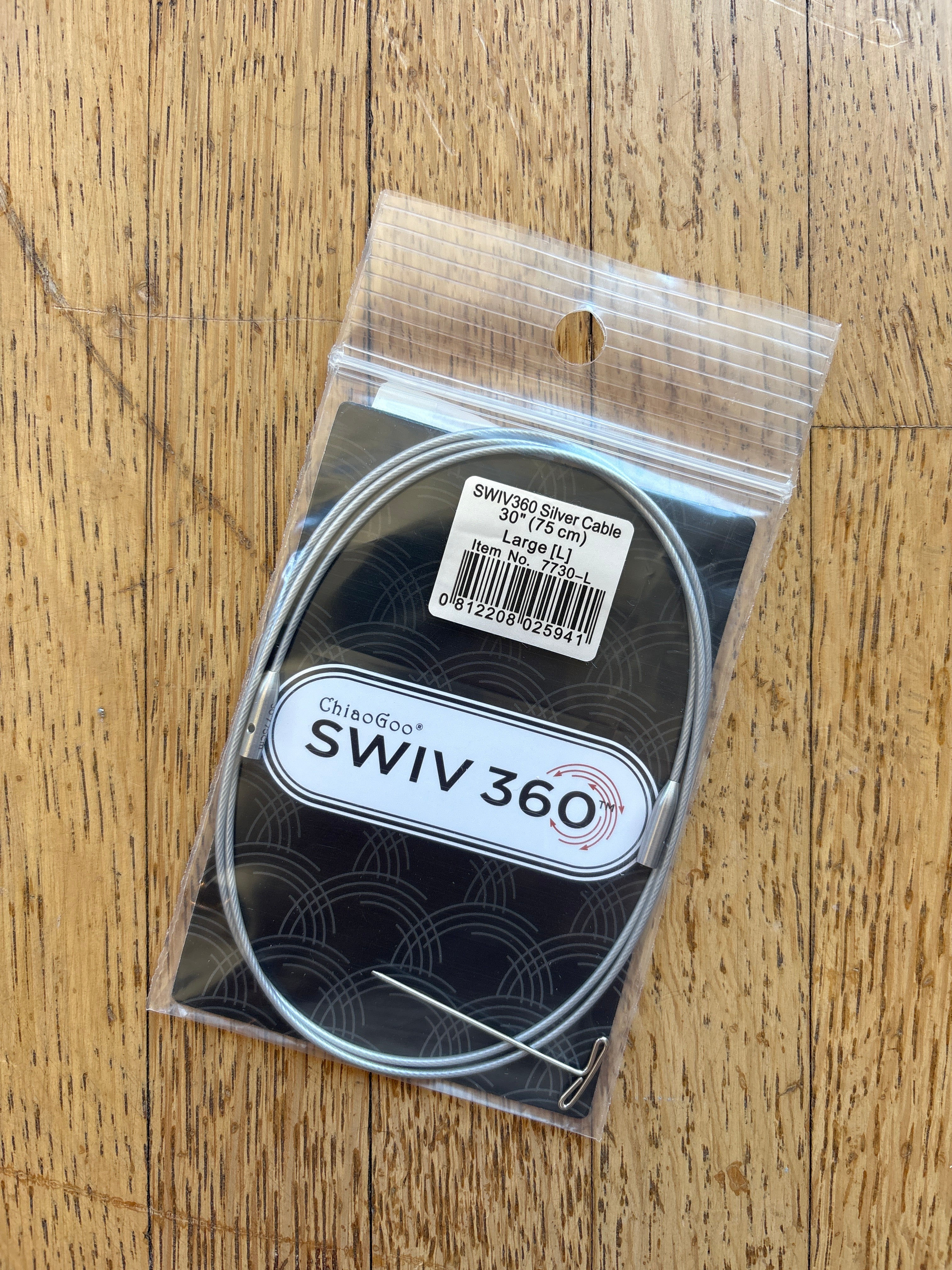 ChiaoGoo SWIV 360 Silver Interchangeable Cable
