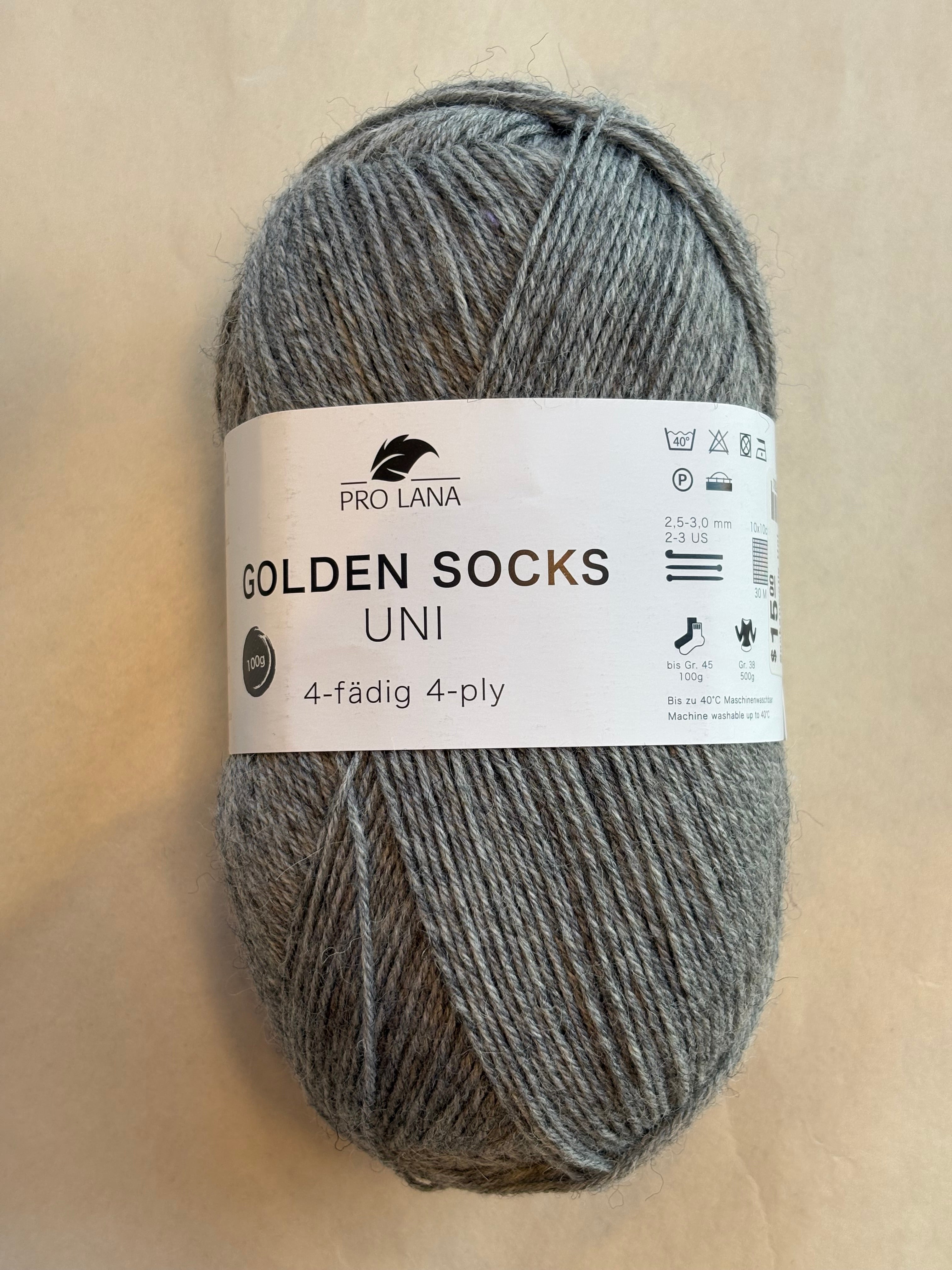 Sockenwolle Uni / Golden Socks Uni