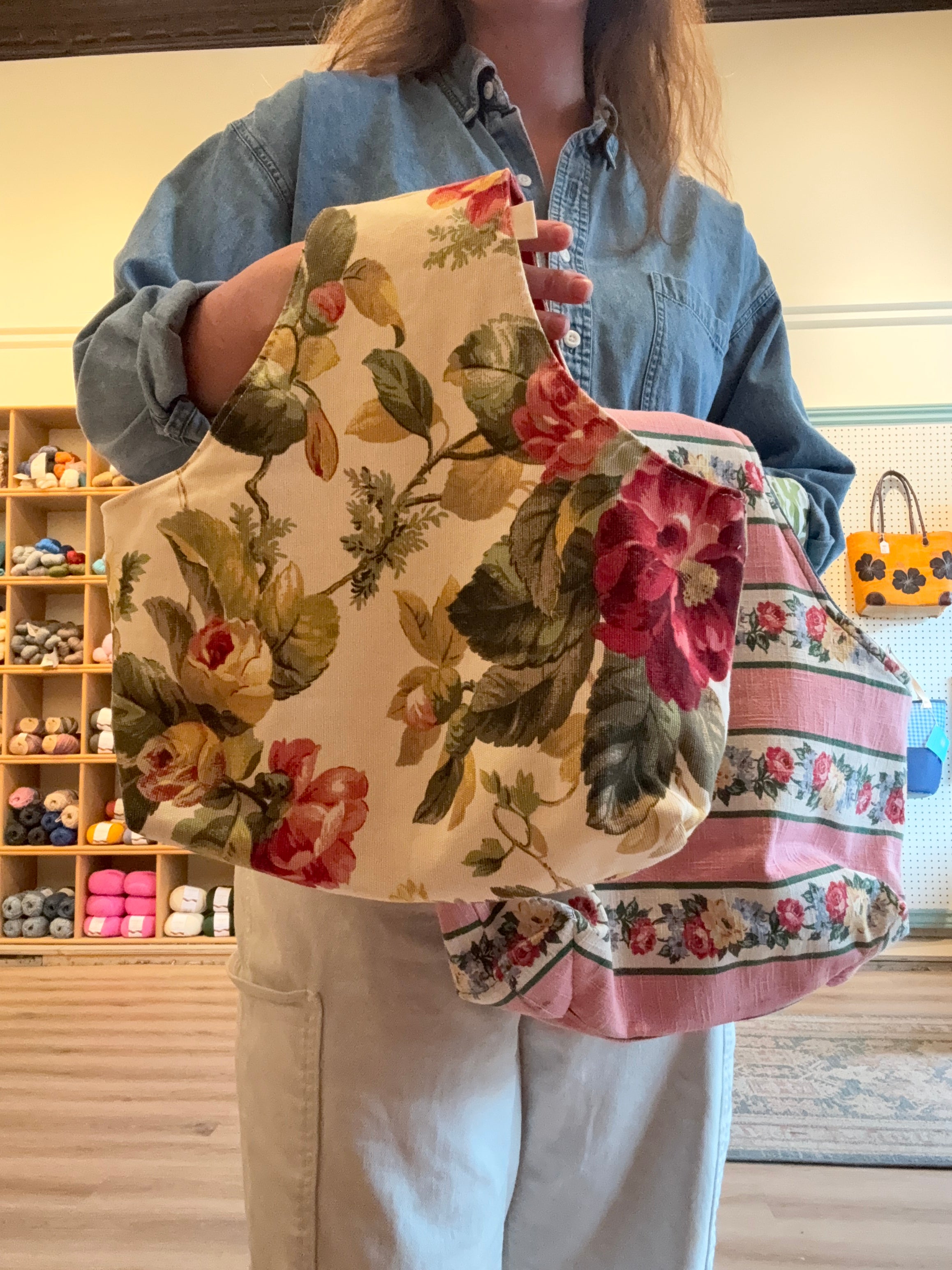 Upcycled Project Bag