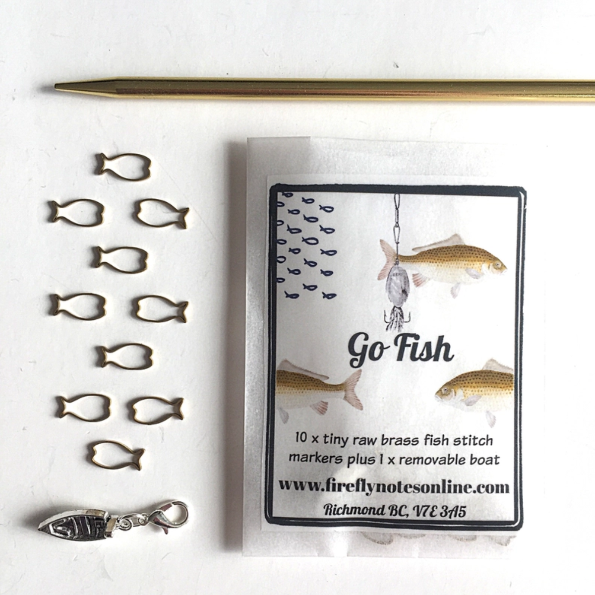 Stitch Markers - Go Fish
