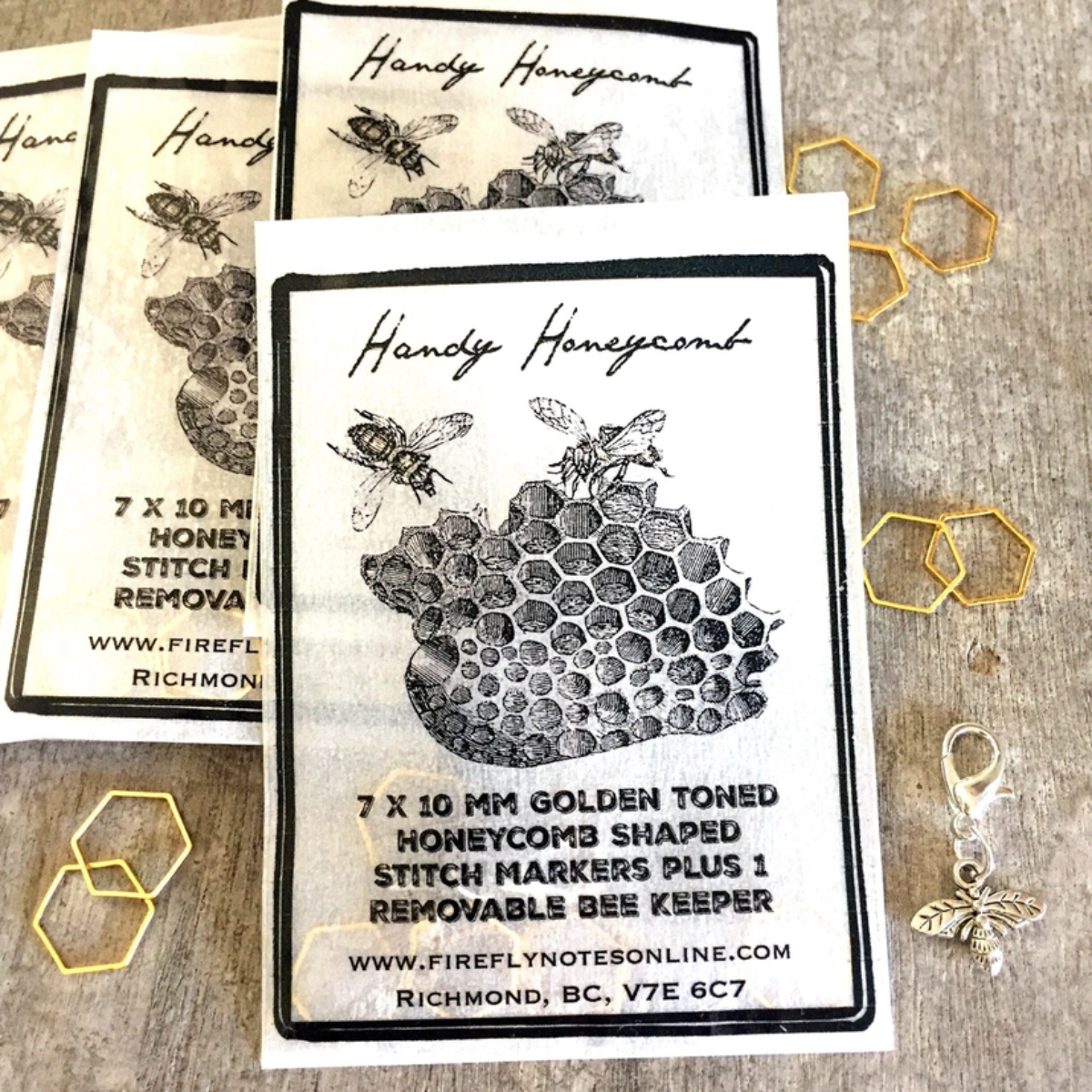 Stitch Markers - Handy Honeycomb