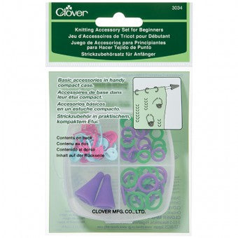 Clover Knitting Accessory Set for Beginners