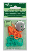 Clover Locking Ring Stitch Markers