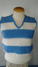 Blue & White Striped Vest - 34" chest