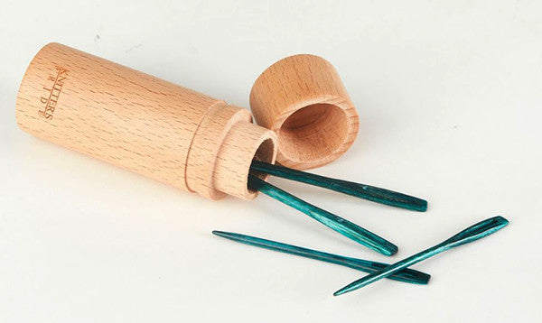 Teal Wooden Darning Needles - The Mindful Collection