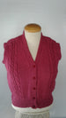 Deep Rose Vest - 36" chest
