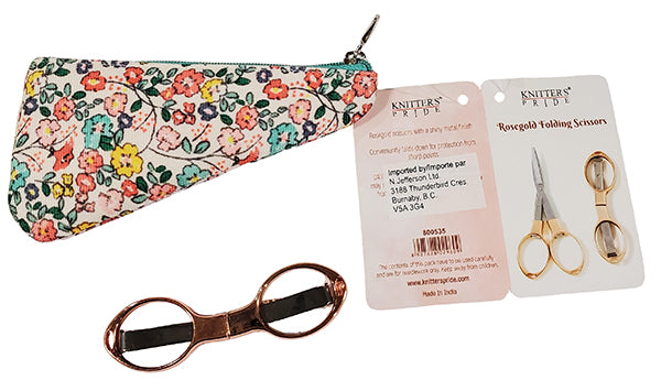 Rose Gold Folding Scissor